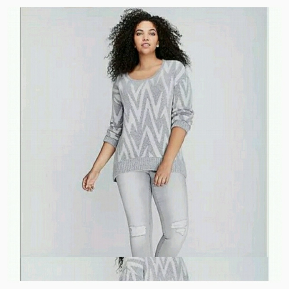 Lane Bryant Oversized Gray Sweater. Size 18/20